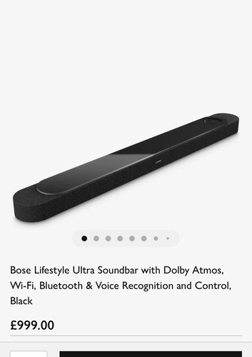 Bose lifestyle ultra soundbar - ultra,